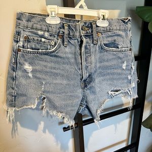 Agolde Parker Vintage Cutt Off denim shorts